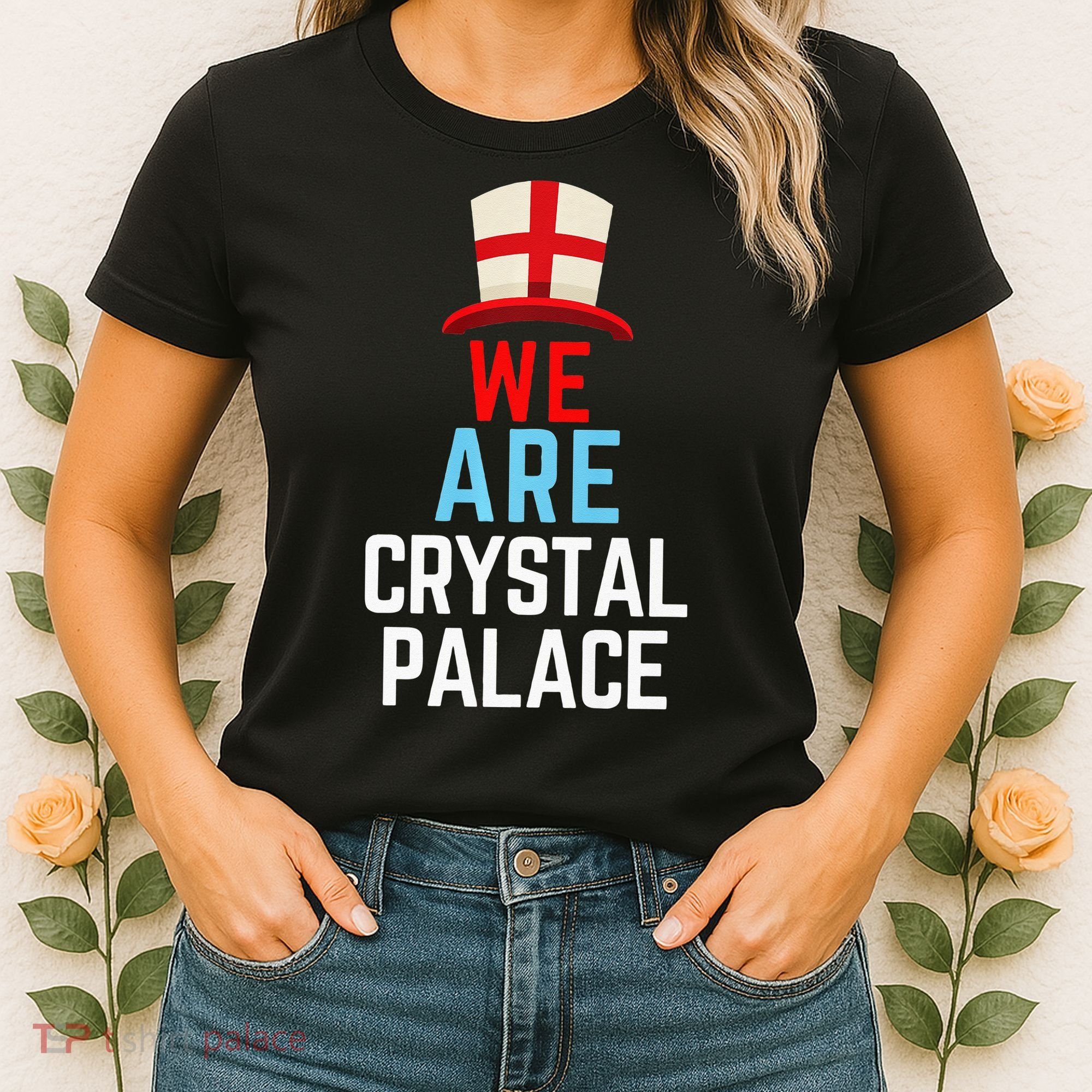 We Are Crystal Palace England Flag Sports Women's T-Shirt