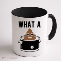 What A Crock Cute Gift Funny Poop In A Crock Pot Meaningful Gift Coffee Mug thumb 1