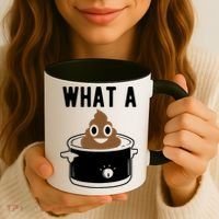 What A Crock Cute Gift Funny Poop In A Crock Pot Meaningful Gift Coffee Mug thumb 3