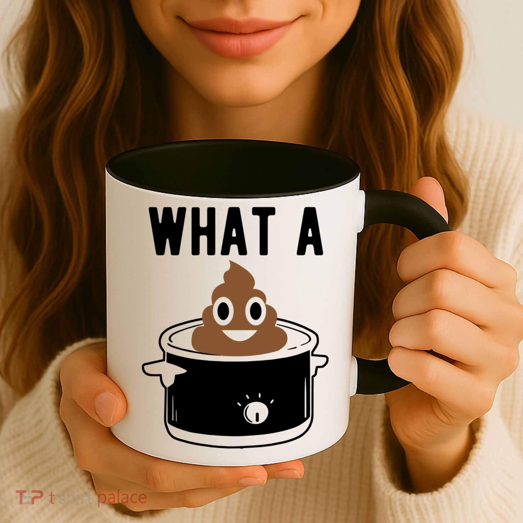 What A Crock Cute Gift Funny Poop In A Crock Pot Meaningful Gift Coffee Mug