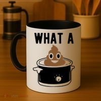 What A Crock Cute Gift Funny Poop In A Crock Pot Meaningful Gift Coffee Mug thumb 4