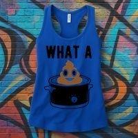 What A Crock Cute Gift Funny Poop In A Crock Pot Meaningful Gift Women's Tank Top thumb 3