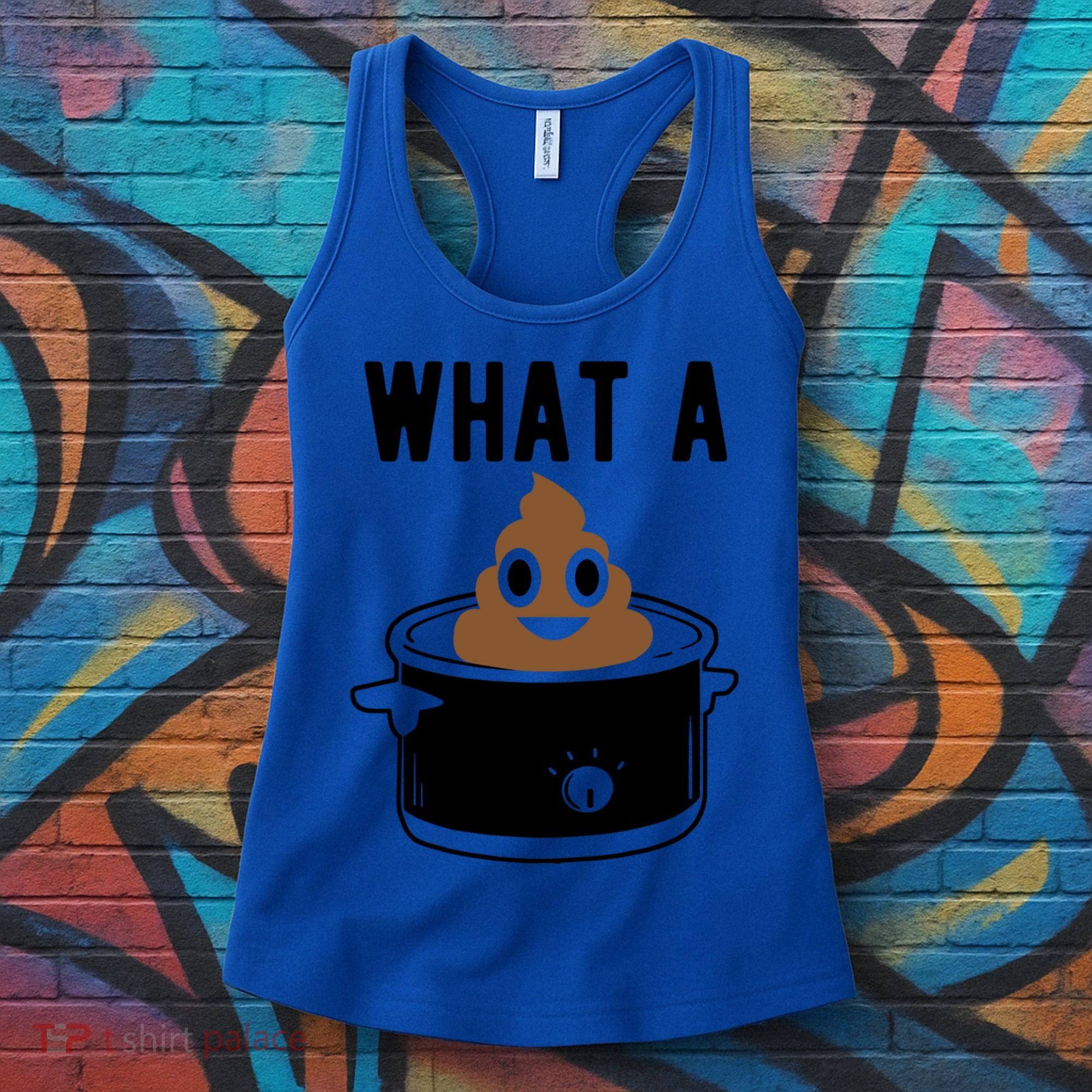 What A Crock Cute Gift Funny Poop In A Crock Pot Meaningful Gift Women's Tank Top