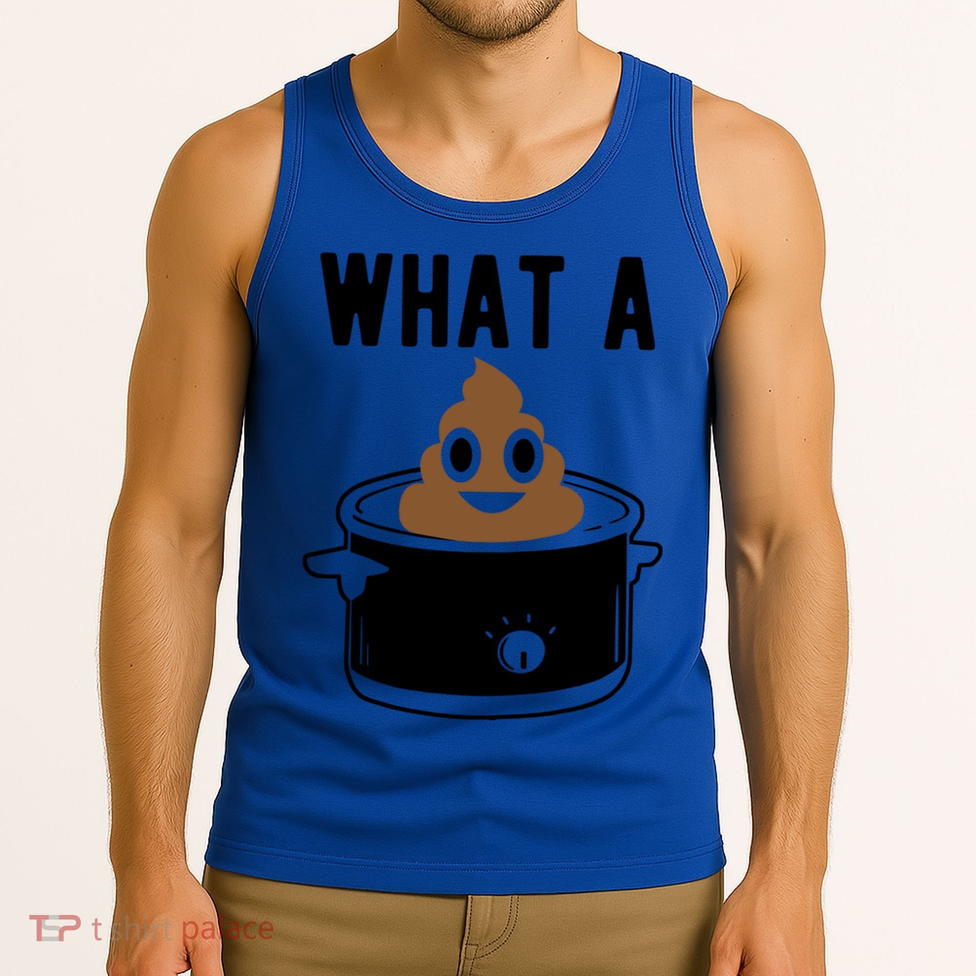 What A Crock Cute Gift Funny Poop In A Crock Pot Meaningful Gift Tank Top
