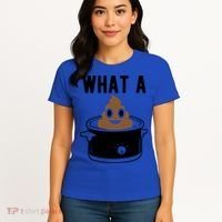 What A Crock Cute Gift Funny Poop In A Crock Pot Meaningful Gift Women's T-Shirt thumb 4