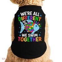 Were All Different But In This Class We Swim Together Doggie Tank thumb 0