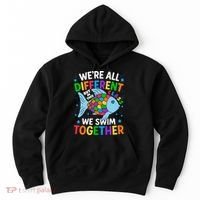 Were All Different But In This Class We Swim Together Hoodie thumb 0