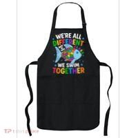 Were All Different But In This Class We Swim Together Apron thumb 0