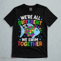 Were All Different But In This Class We Swim Together T-Shirt thumb 5