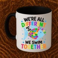 Were All Different But In This Class We Swim Together Coffee Mug thumb 2