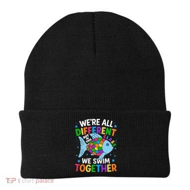 Were All Different But In This Class We Swim Together Beanie