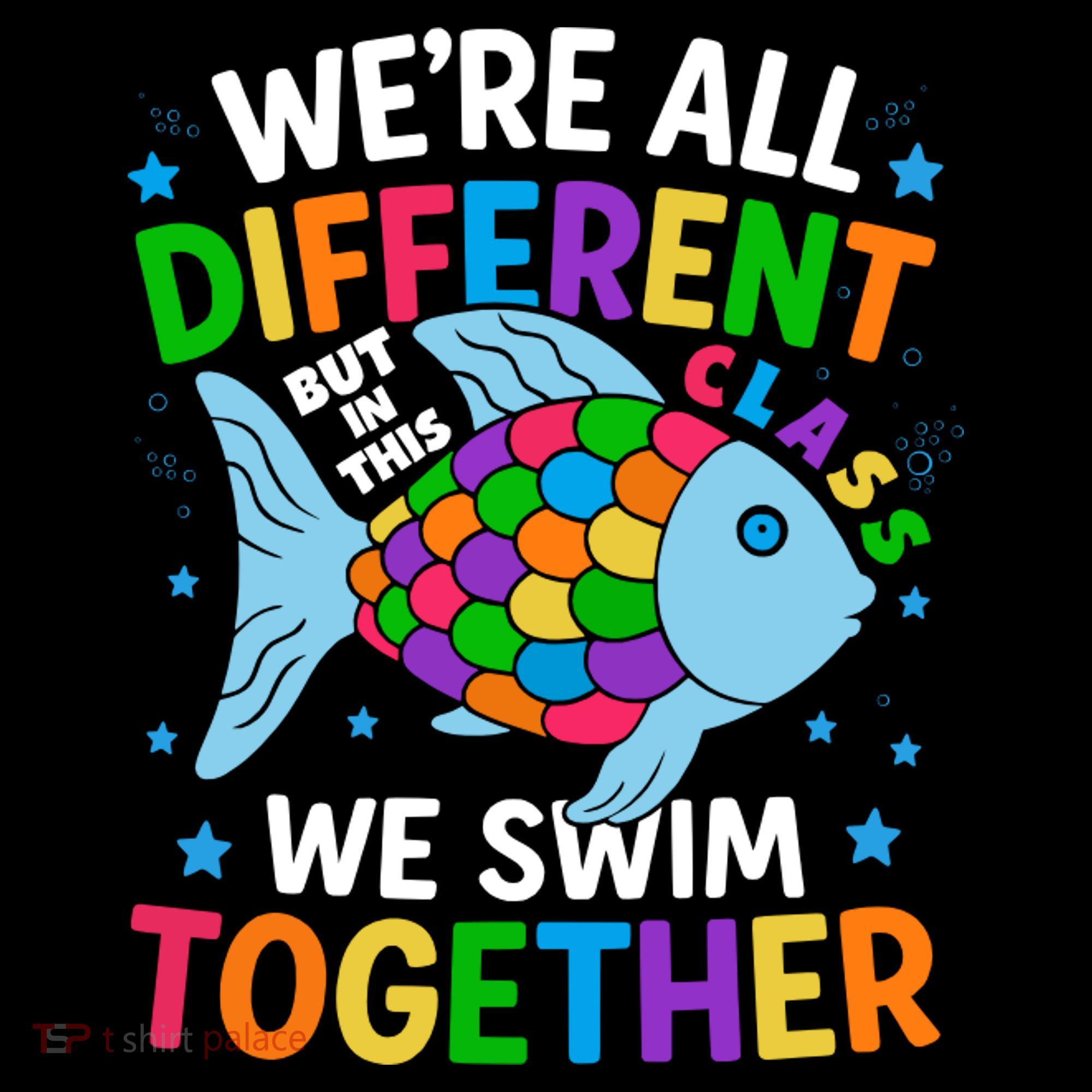 Were All Different But In This Class We Swim Together Women's Hoodie