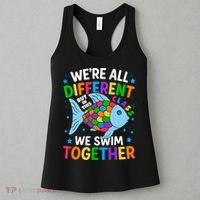 Were All Different But In This Class We Swim Together Women's Tank Top thumb 3