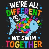 Were All Different But In This Class We Swim Together Hat thumb 2