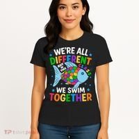 Were All Different But In This Class We Swim Together Women's T-Shirt thumb 4