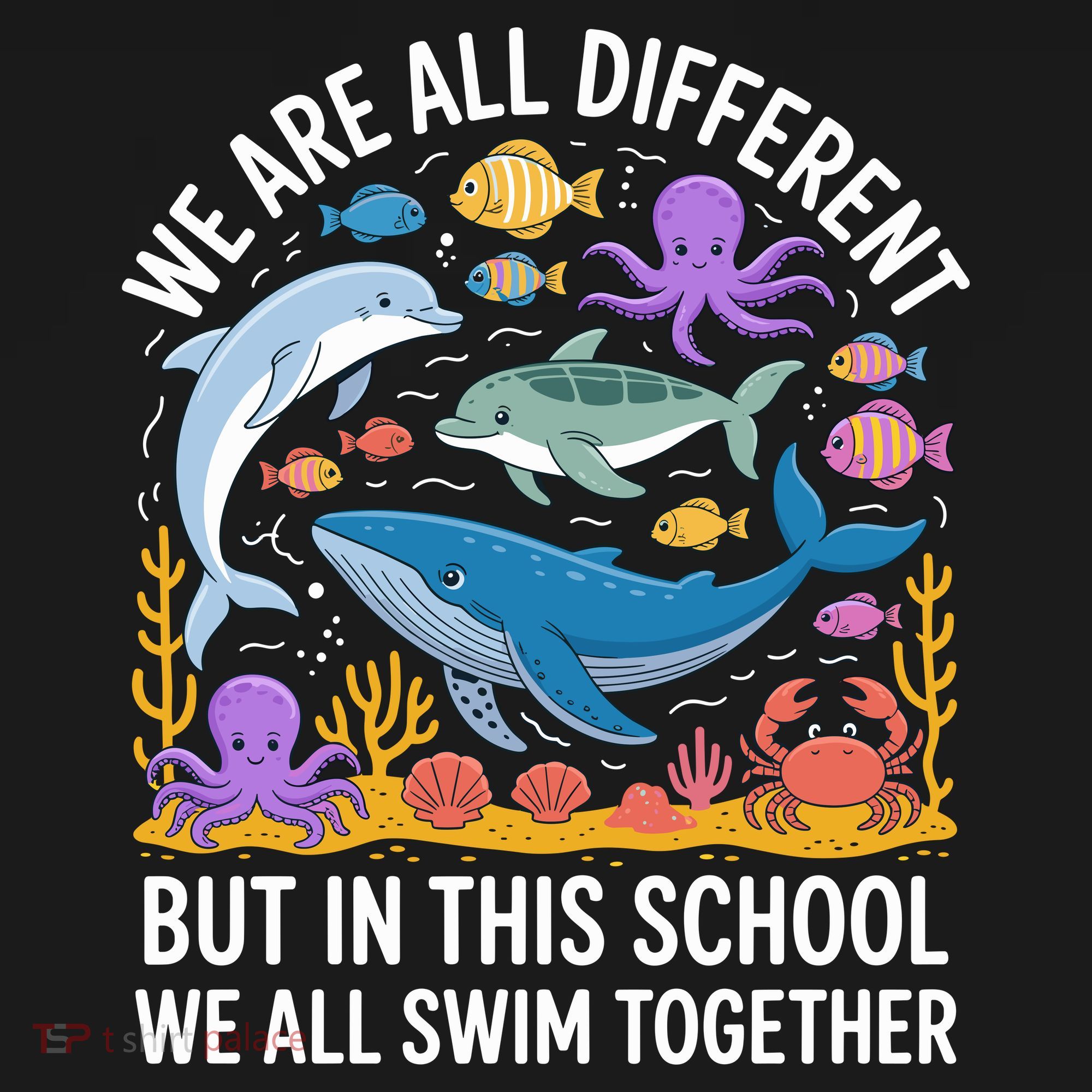 We Are Different But In This School We Swim Togther Polo