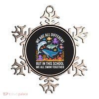 We Are Different But In This School We Swim Togther Ornament thumb 0