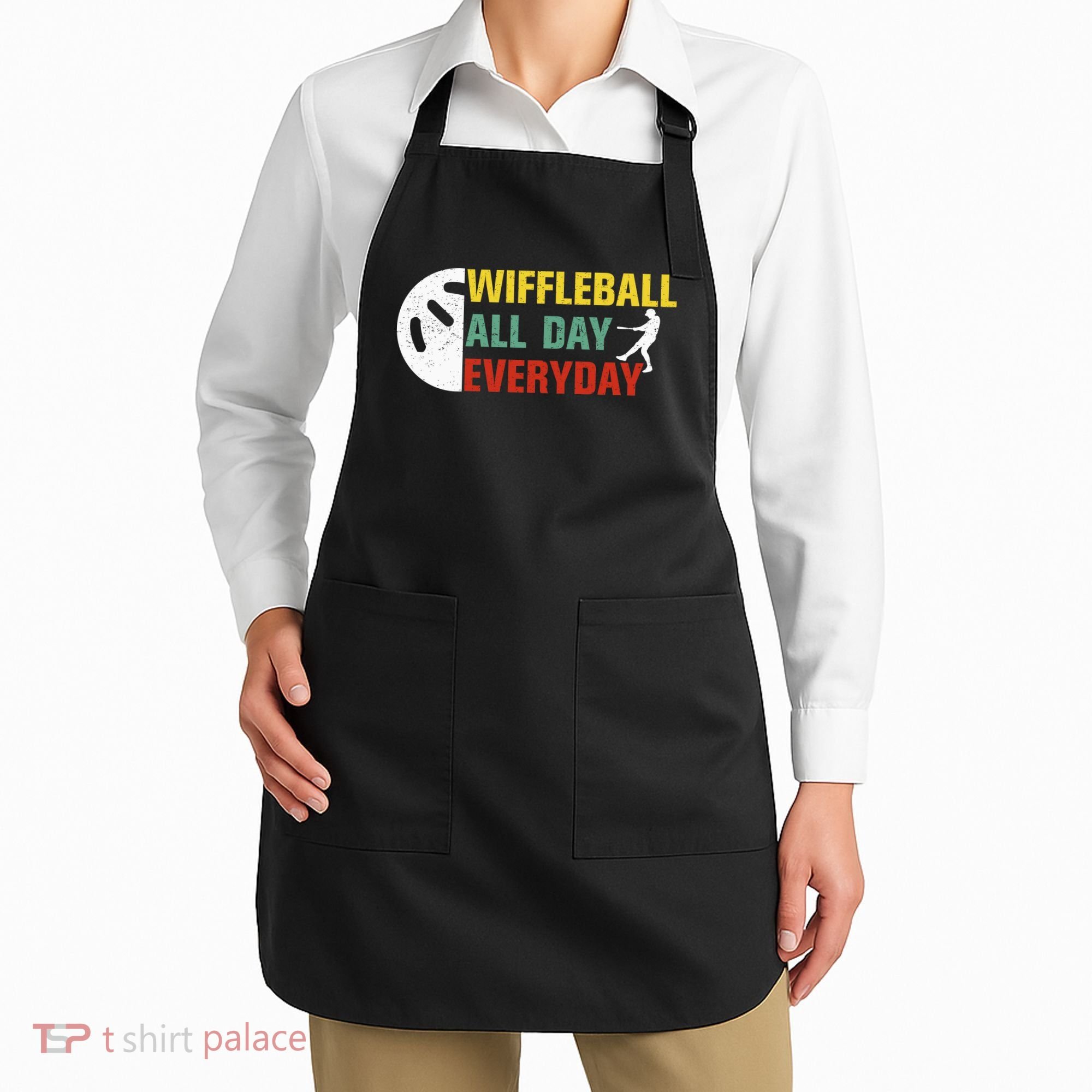 Wiffleball All Day Everyday Apron