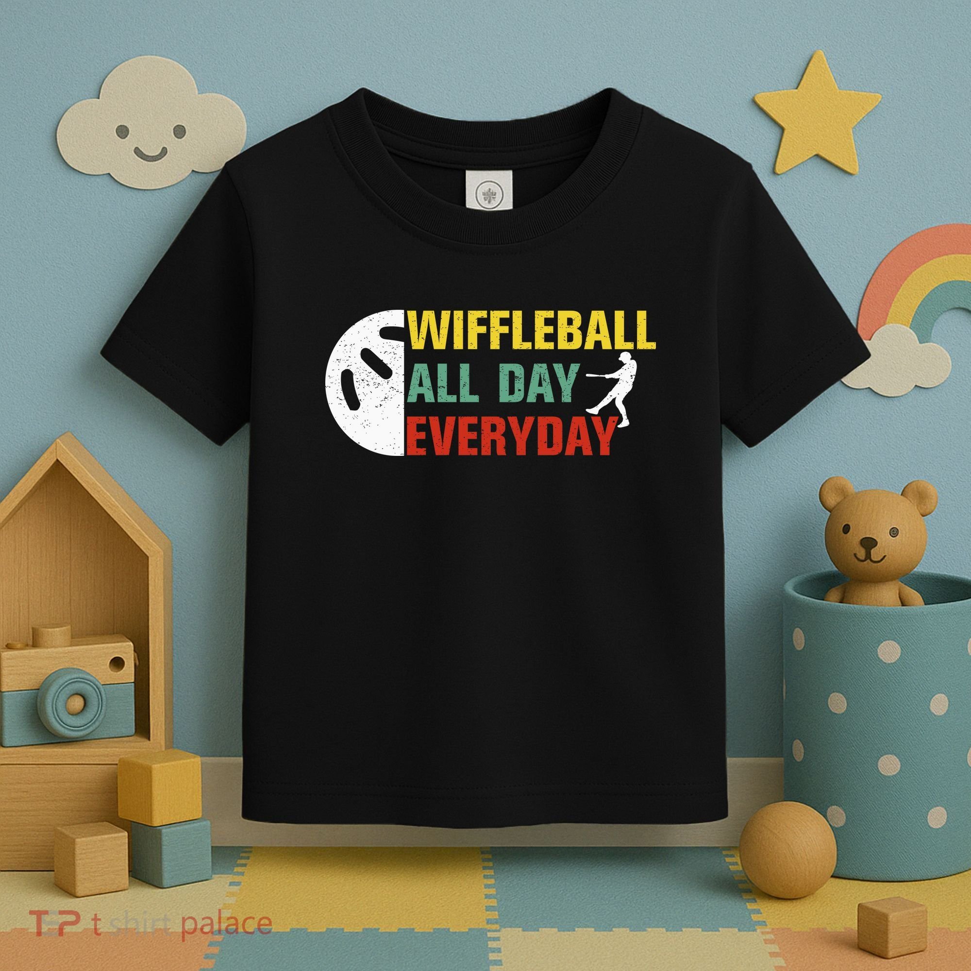 Wiffleball All Day Everyday Toddler T-Shirt