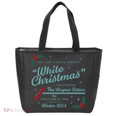 Wallace And Davis Present White Christmas Featuring Christmas Tote Bag