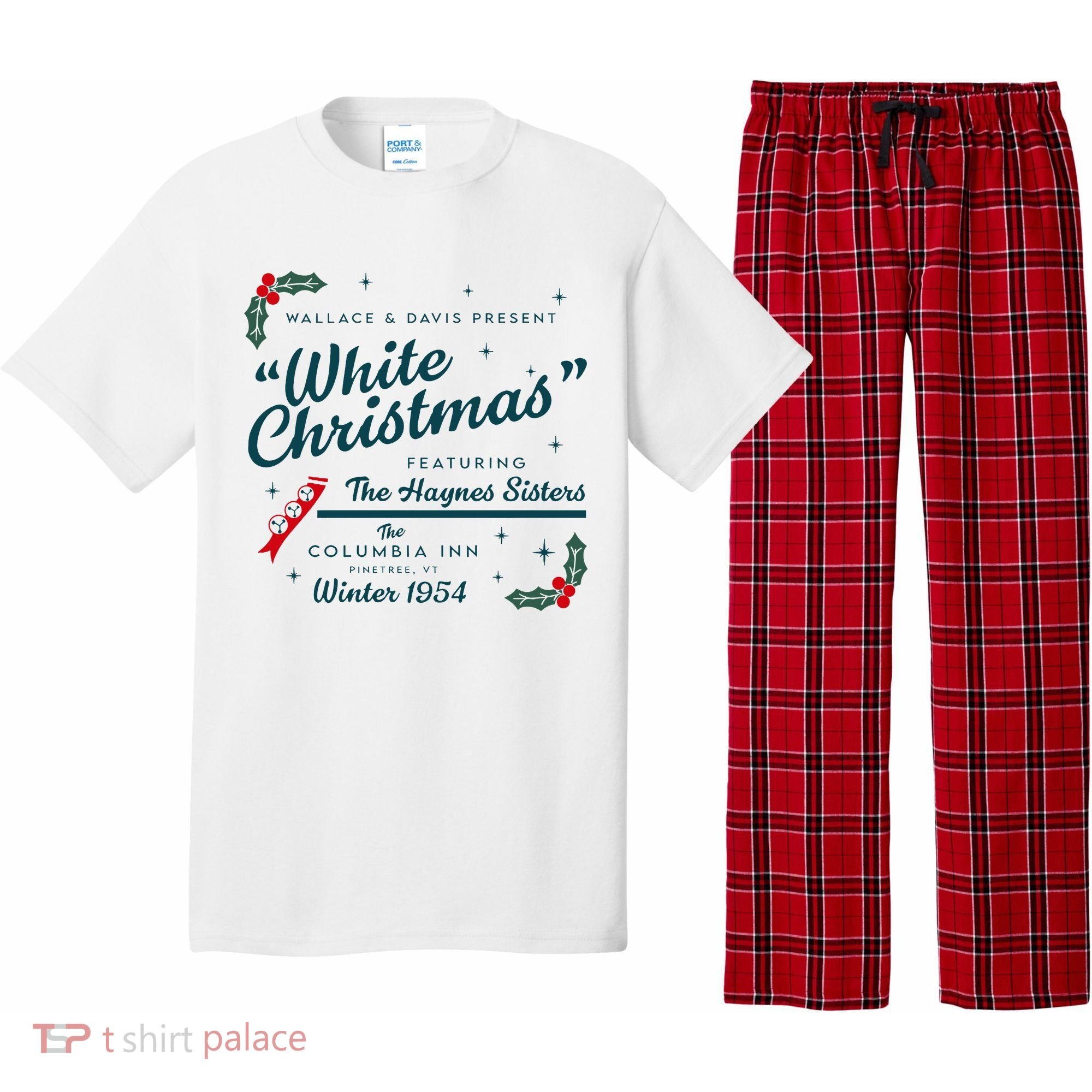 Wallace And Davis Present White Christmas Featuring Christmas Pajama Set