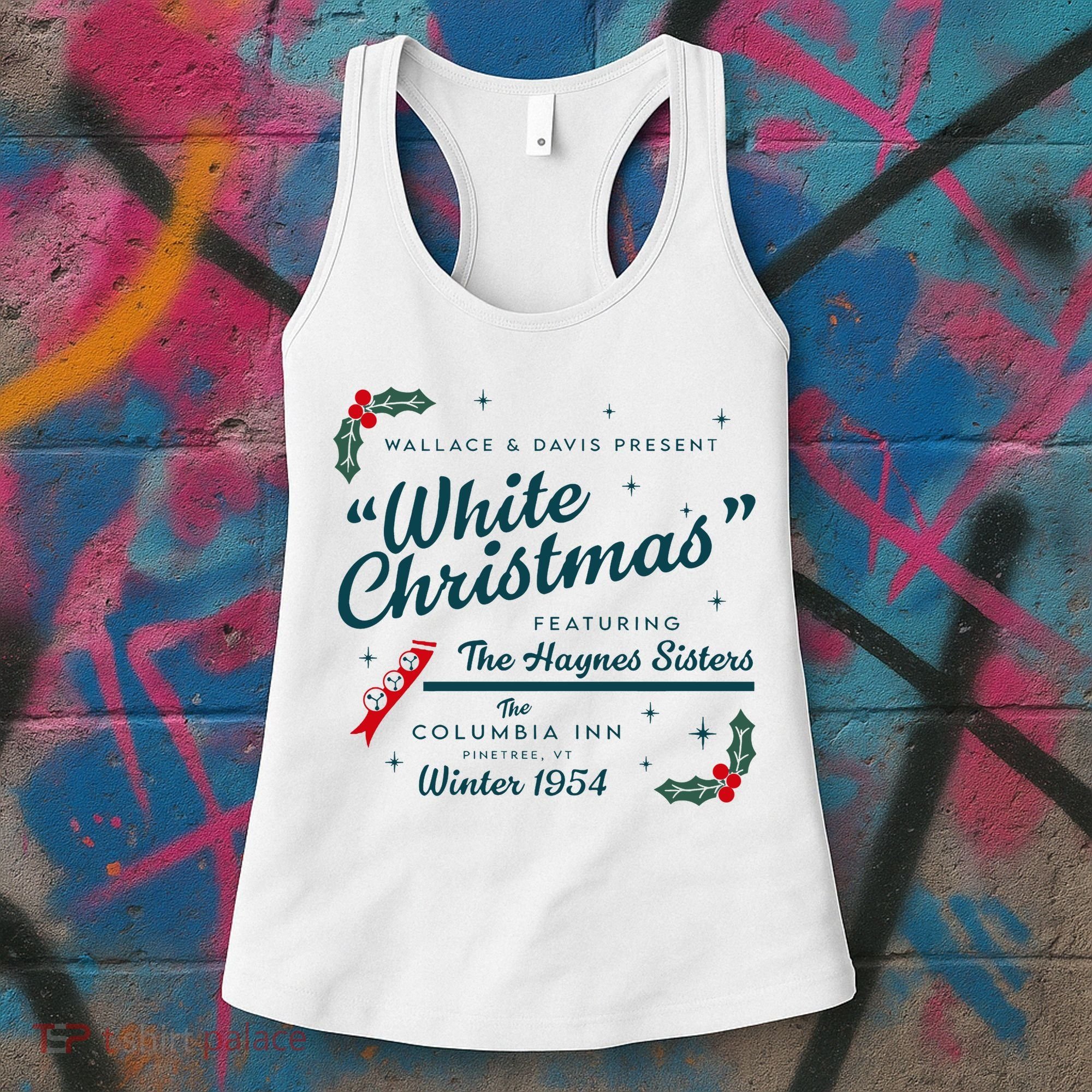 Wallace And Davis Present White Christmas Featuring Christmas Women's Tank Top