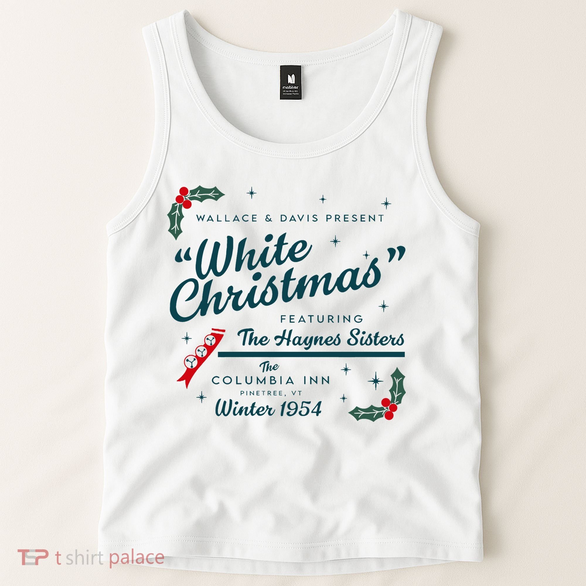 Wallace And Davis Present White Christmas Featuring Christmas Tank Top