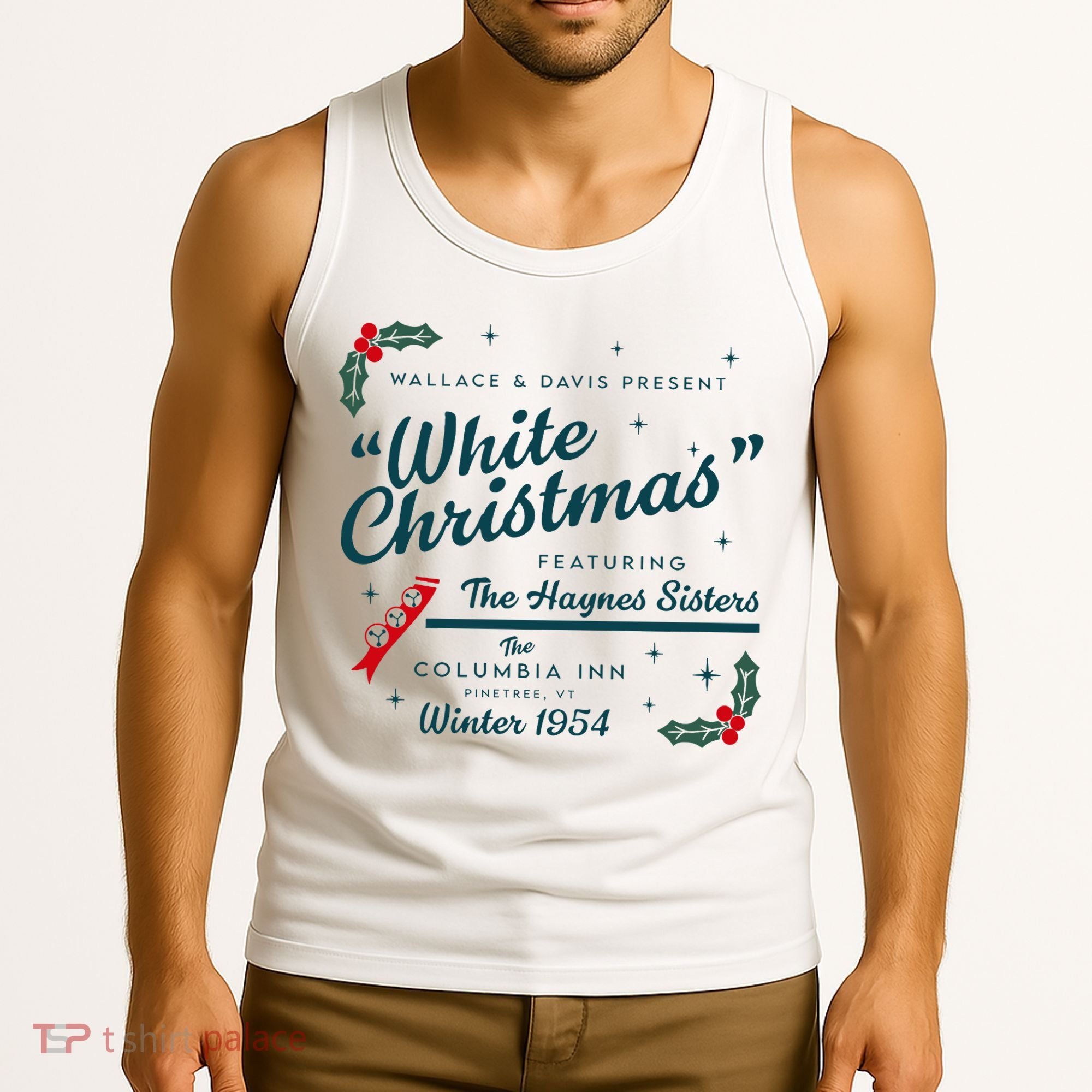 Wallace And Davis Present White Christmas Featuring Christmas Tank Top