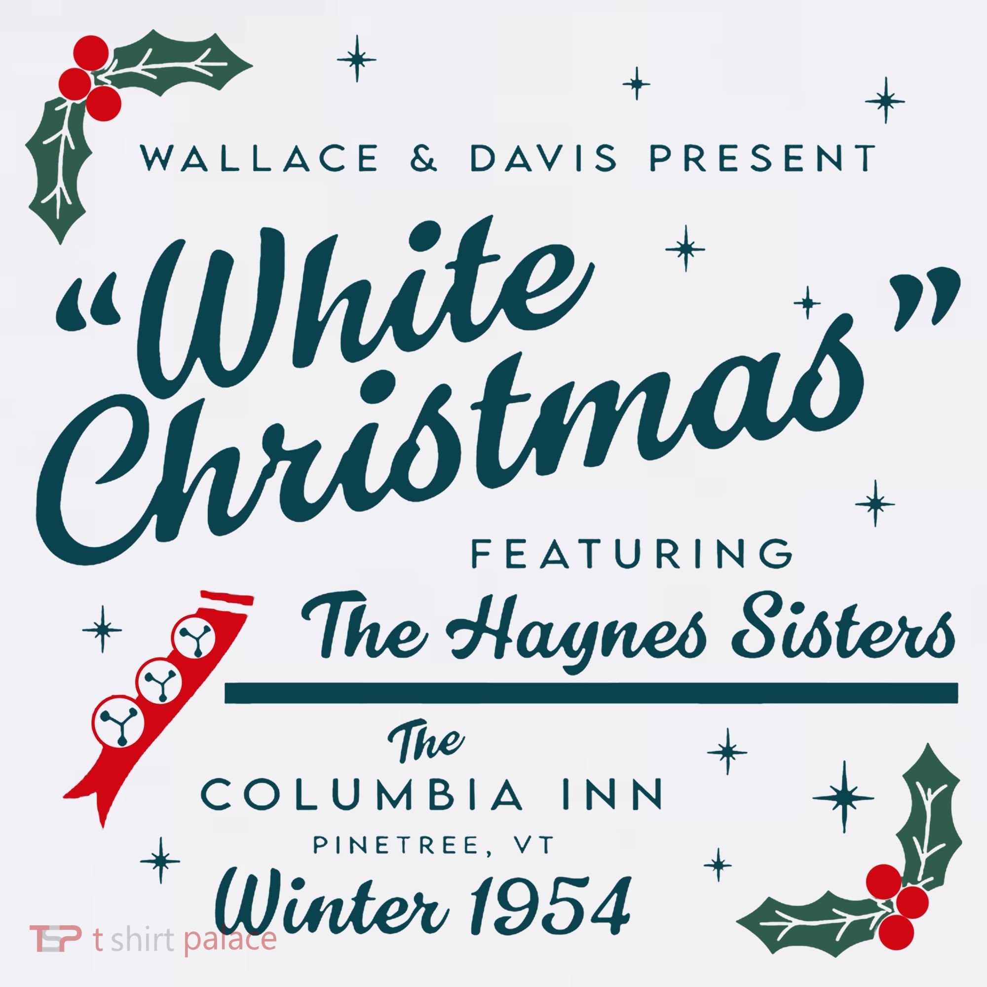 Wallace And Davis Present White Christmas Featuring Christmas Golf Towel