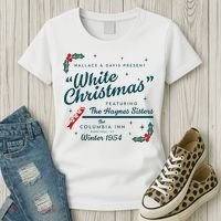 Wallace And Davis Present White Christmas Featuring Christmas Women's T-Shirt thumb 3