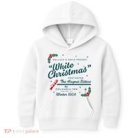 Wallace And Davis Present White Christmas Featuring Christmas Kids Hoodie thumb 0