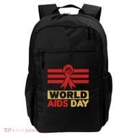 World Aids Day Support Awareness Fight Together Gift Backpack thumb 0