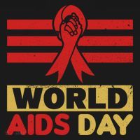 World Aids Day Support Awareness Fight Together Gift Bucket Hat thumb 4