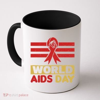 World Aids Day Support Awareness Fight Together Gift Coffee Mug