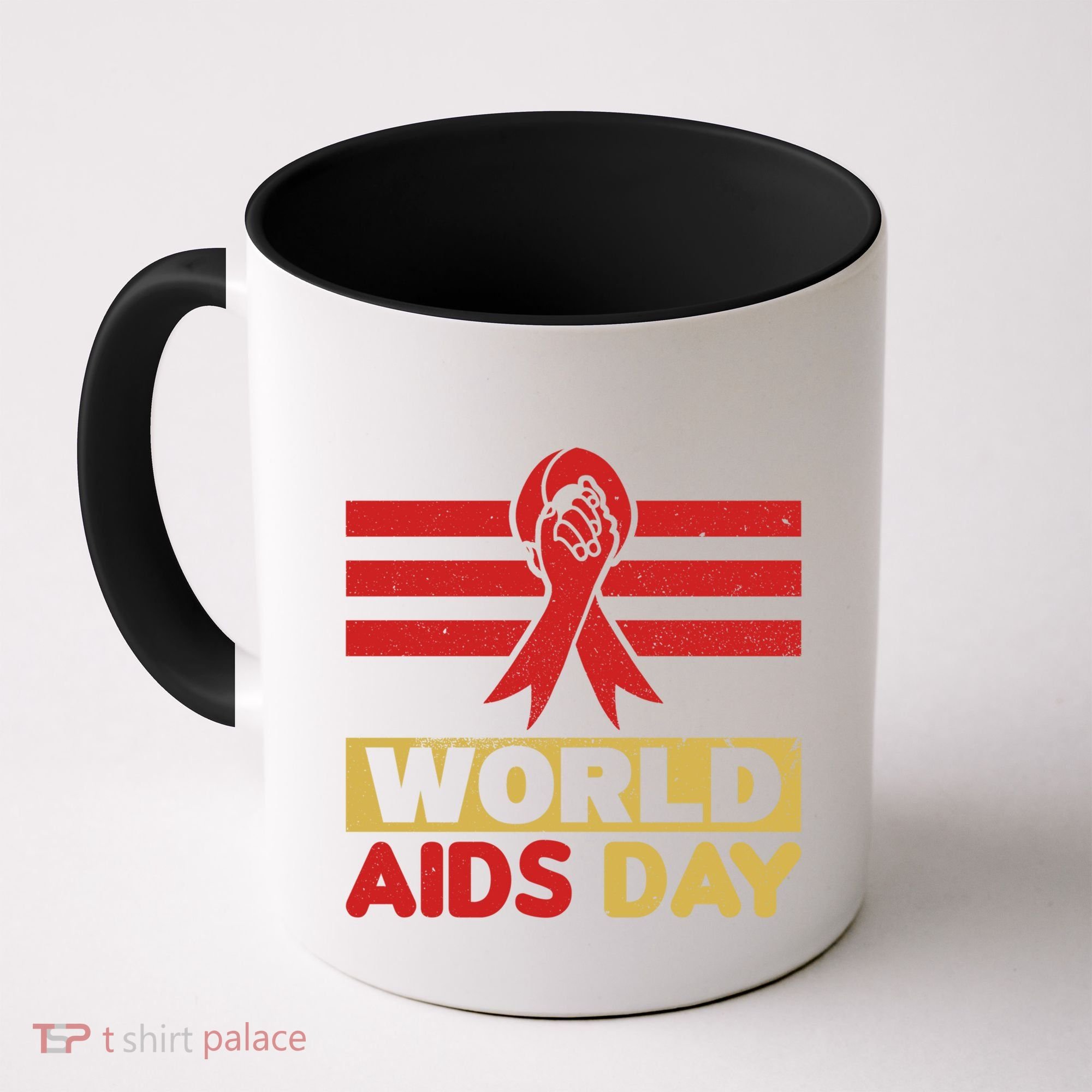 World Aids Day Support Awareness Fight Together Gift Coffee Mug