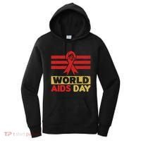 World Aids Day Support Awareness Fight Together Gift Women's Hoodie thumb 0