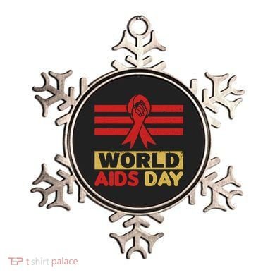 World Aids Day Support Awareness Fight Together Gift Ornament