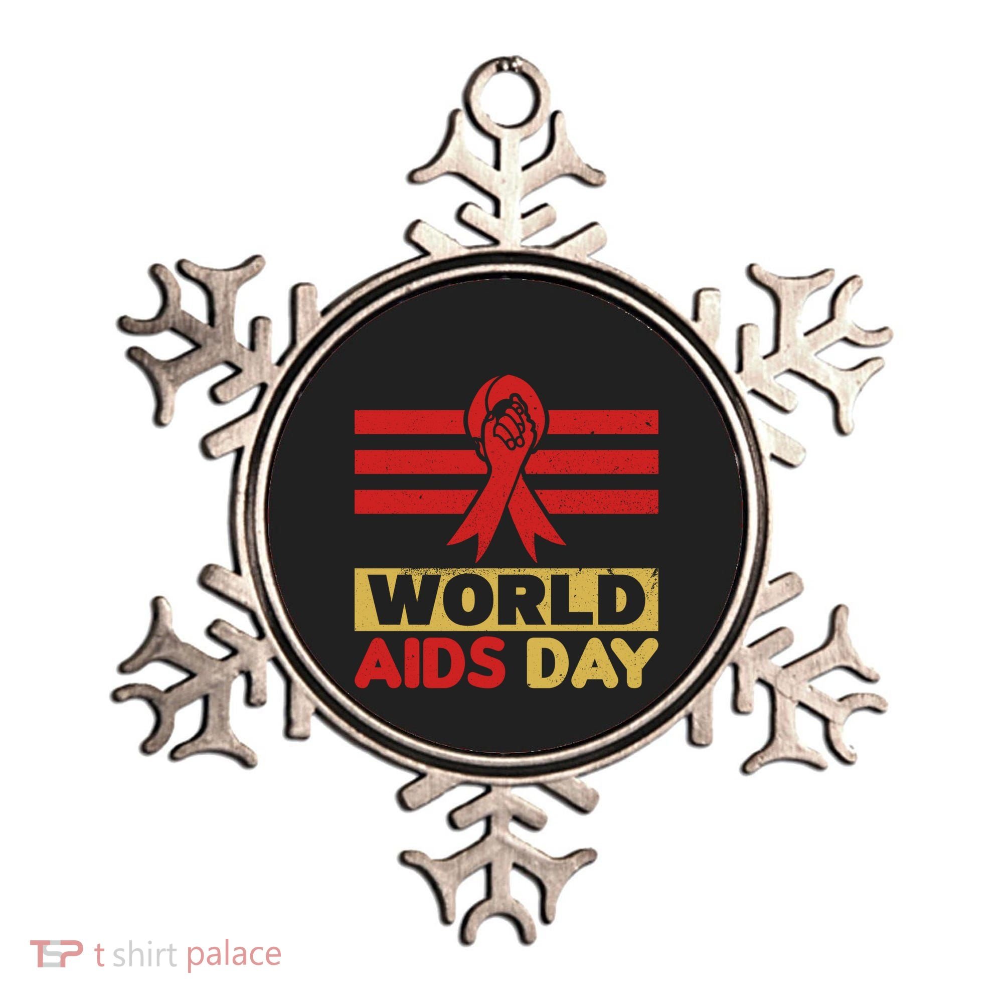 World Aids Day Support Awareness Fight Together Gift Ornament