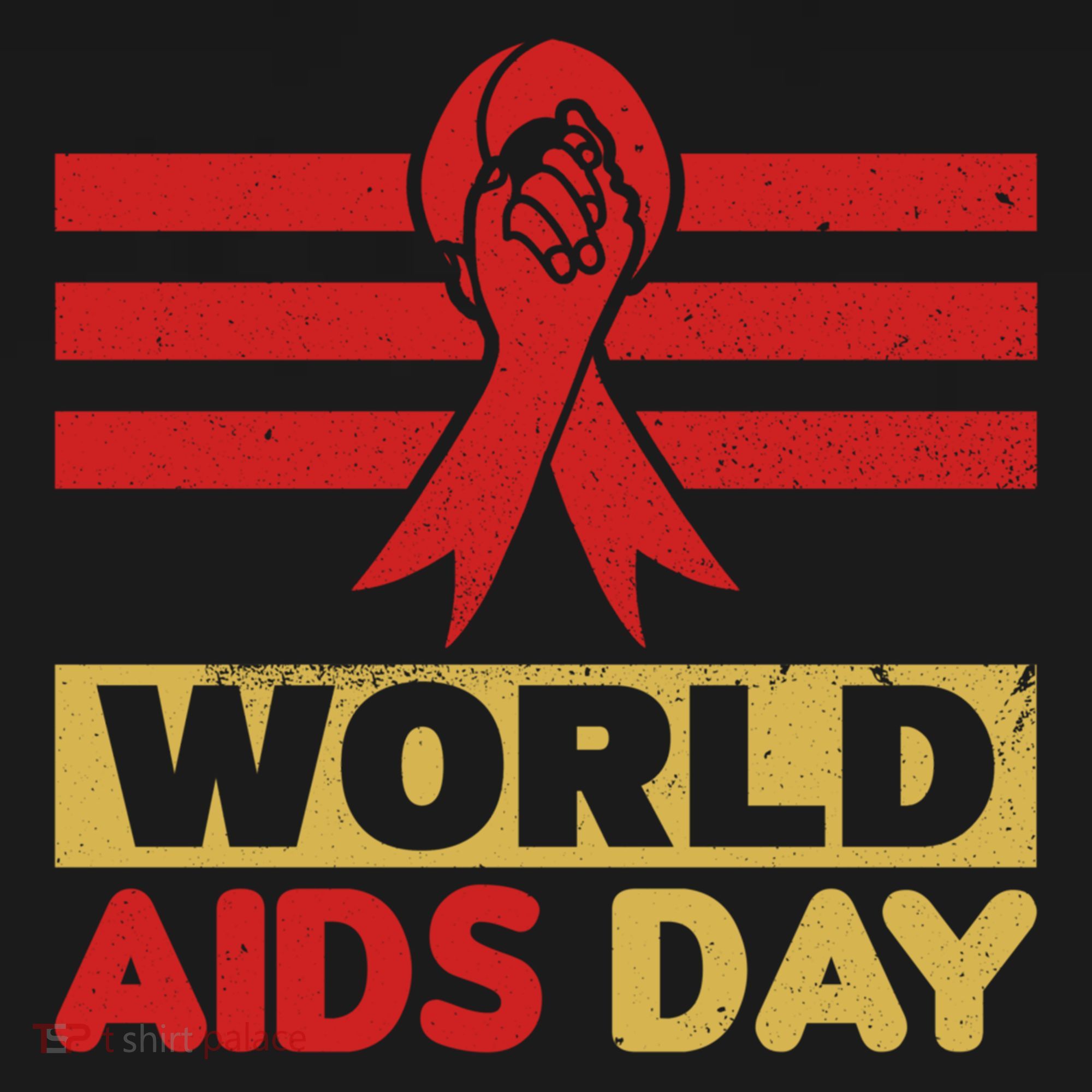 World Aids Day Support Awareness Fight Together Gift Ornament