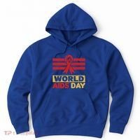 World Aids Day Support Awareness Fight Together Gift Hoodie thumb 0