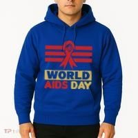 World Aids Day Support Awareness Fight Together Gift Hoodie thumb 2