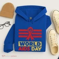 World Aids Day Support Awareness Fight Together Gift Hoodie thumb 4