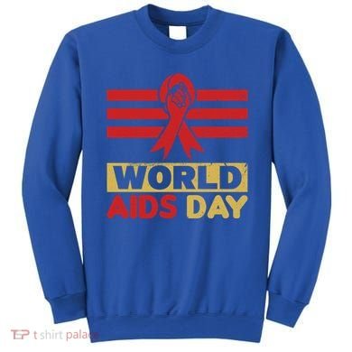 World Aids Day Support Awareness Fight Together Gift Sweatshirt