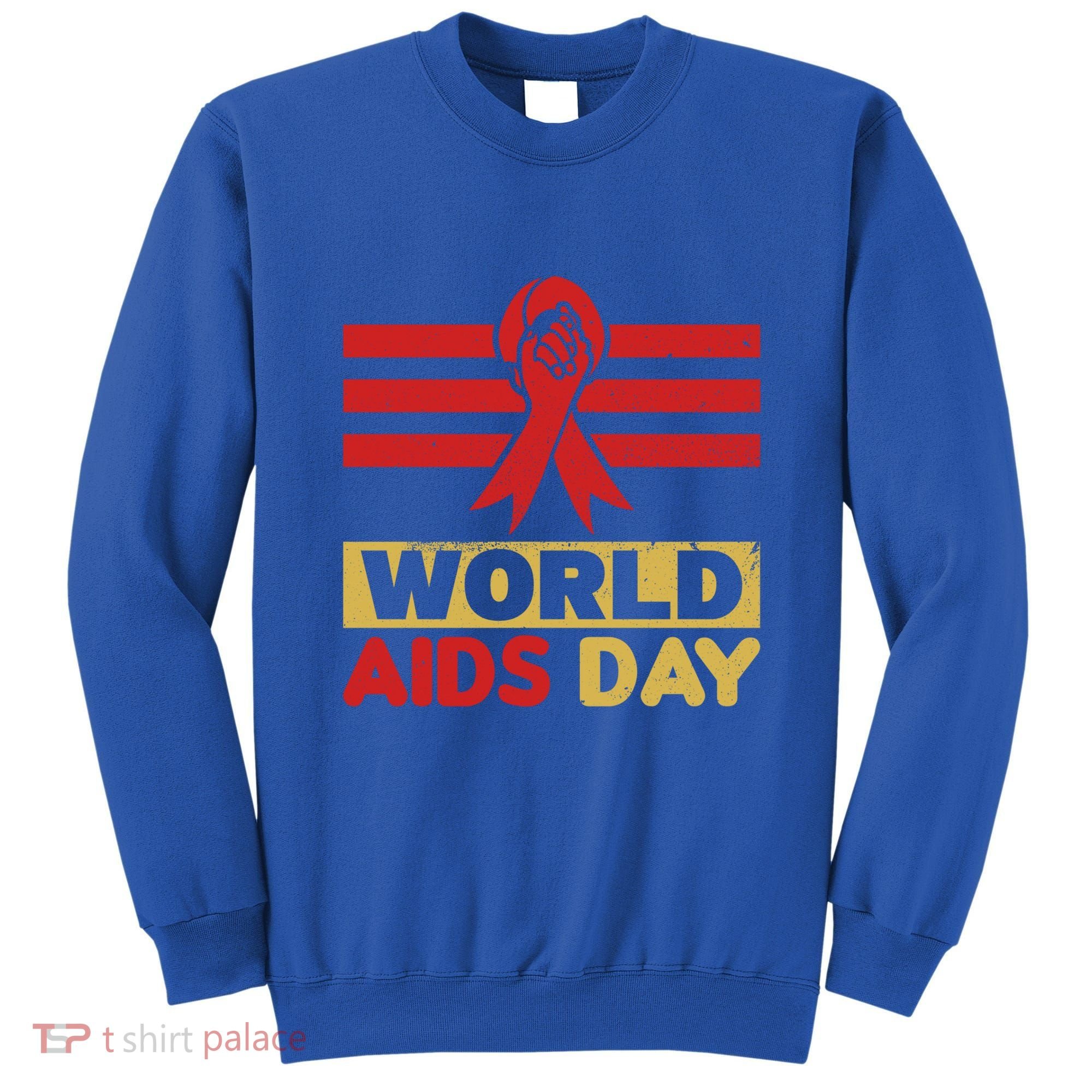 World Aids Day Support Awareness Fight Together Gift Sweatshirt