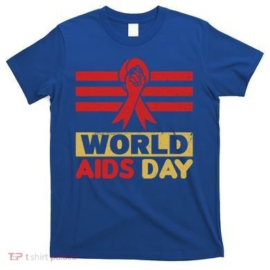 World Aids Day Support Awareness Fight Together Gift T-Shirt