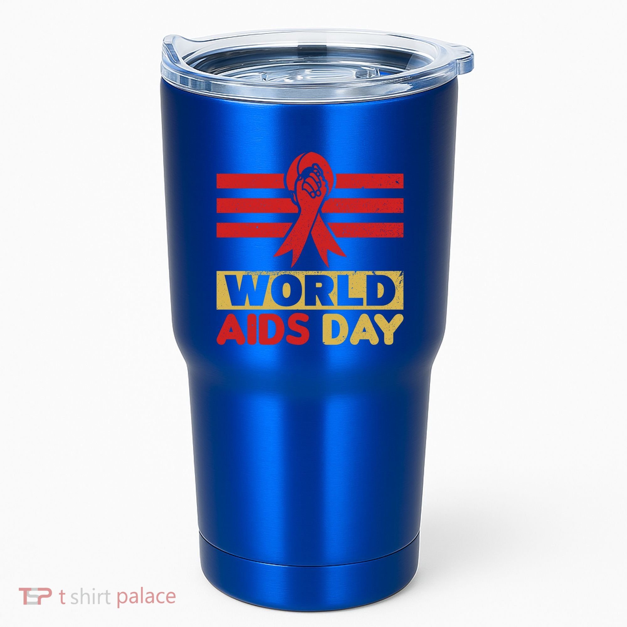 World Aids Day Support Awareness Fight Together Gift Tumbler