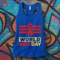 World Aids Day Support Awareness Fight Together Gift Women's Tank Top thumb 3