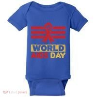 World Aids Day Support Awareness Fight Together Gift Baby Bodysuit thumb 0