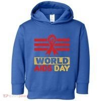 World Aids Day Support Awareness Fight Together Gift Toddler Hoodie thumb 0