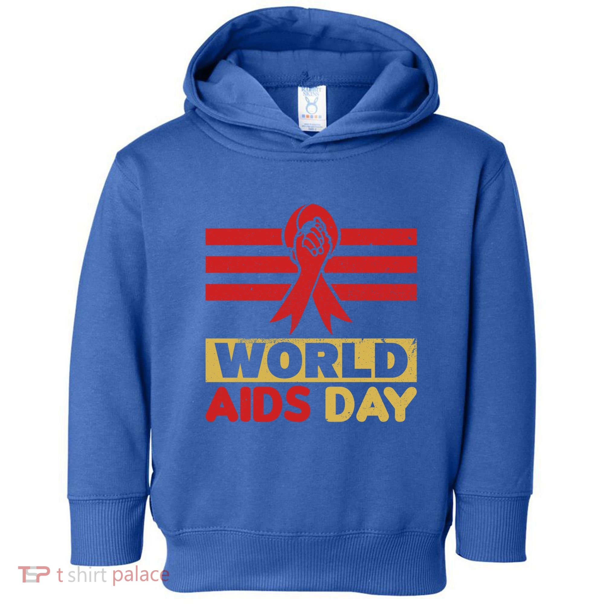 World Aids Day Support Awareness Fight Together Gift Toddler Hoodie